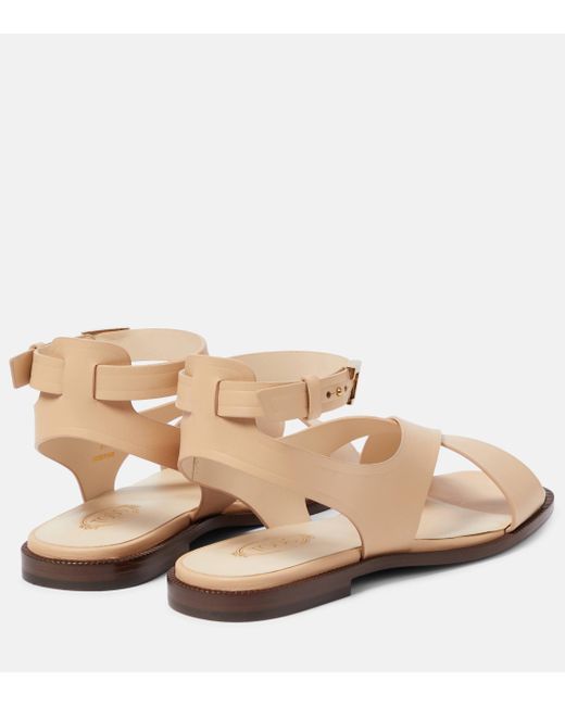 Tod's Natural Leather Sandals