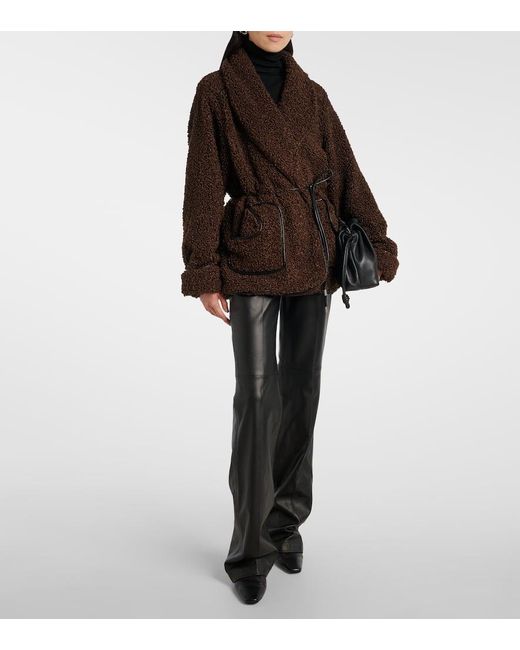 Jonathan Simkhai Brown Jacke Kimia Aus Teddyfleece