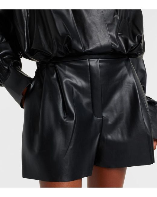 Short En Cuir Synthetique Norma Kamali en coloris Black