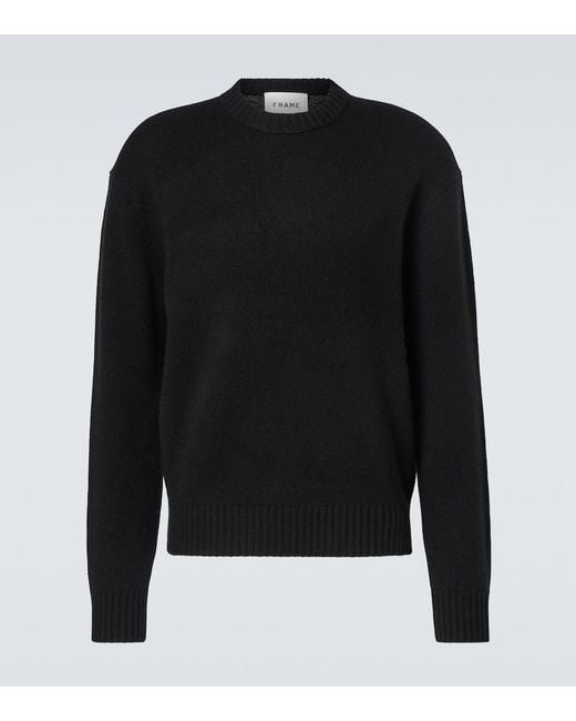 FRAME Black Cashmere Sweater for men