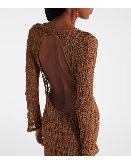 Isabel Marant Natural Paloma Sheer Maxi Dress