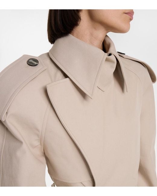 Wardrobe NYC Natural Cotton Trench Coat