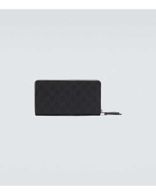 Cartera Con Gg Gucci de hombre de color Black