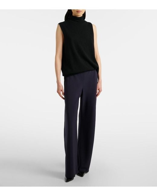 The Row Blue Gala Cady Wide-Leg Pants