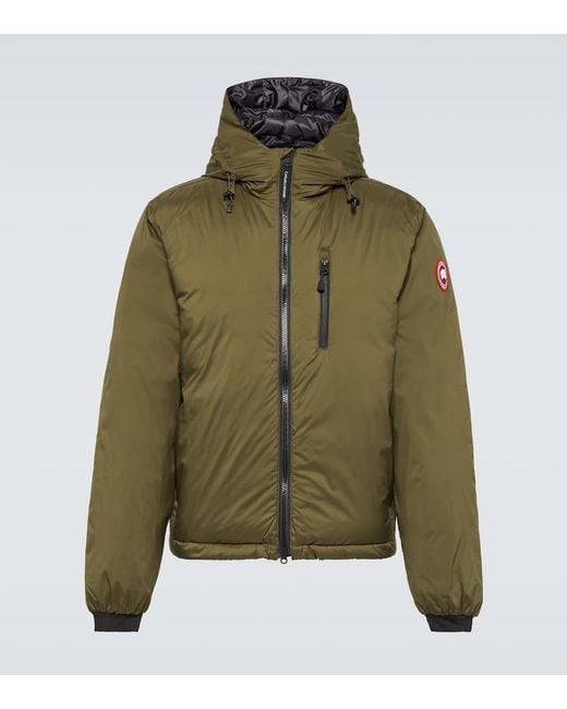 Piumino Lodge Hoody di Canada Goose in Green da Uomo