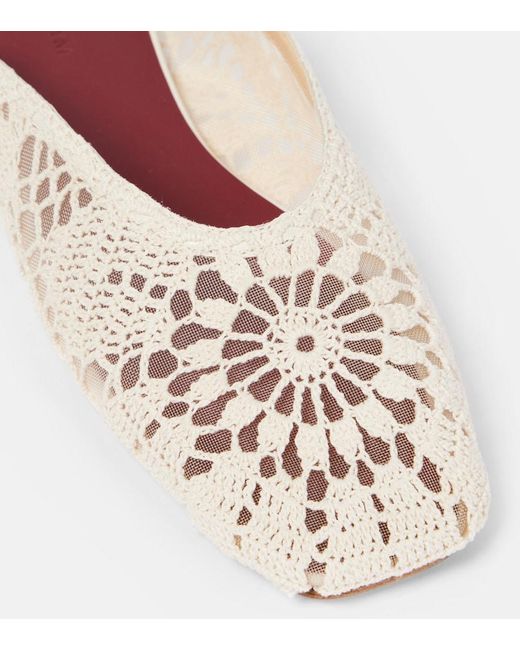 Magda Butrym Natural Crochet Mules