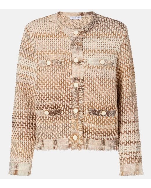 Veste Sariyah En Coton Et Laine Melanges Veronica Beard en coloris Natural