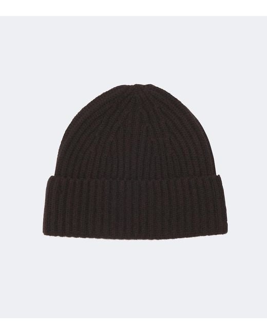 Lisa Yang Black Menton Ribbed-Knit Cashmere Beanie for men
