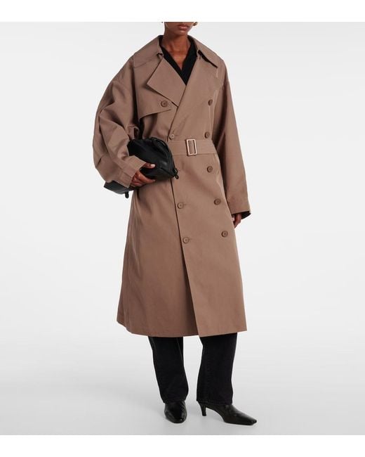 Frankie Shop Brown Mavis Trench Coat