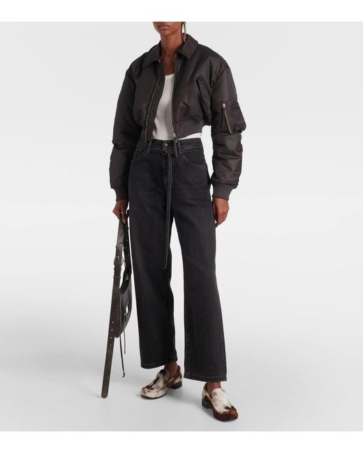 Chaqueta Bomber Acolchada Acne de color Black