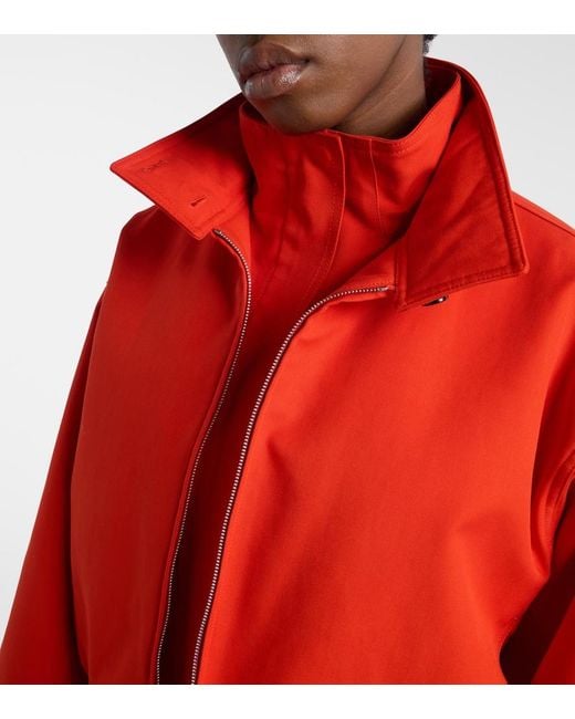 Alaïa Layered Cotton Bomber Jacket