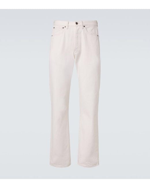 Prada White Straight Jeans for men