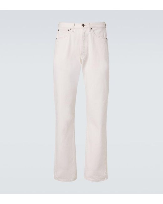 Prada White Straight Jeans for men