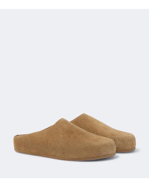 Studio Nicholson Brown Wearing Suede Mules for men
