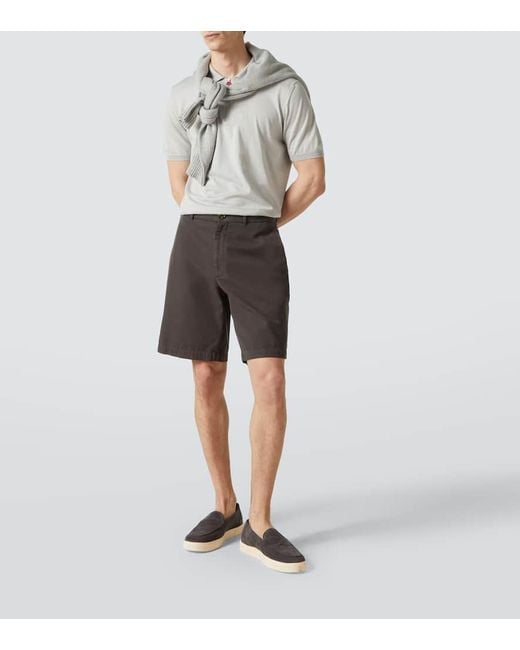 George Cleverley Loafers Joey Ii Aus Veloursleder in White für Herren