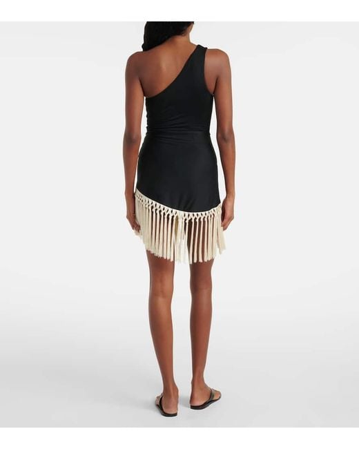 ‎Taller Marmo Black Set Yacare Aus Badeanzug Und Pareo