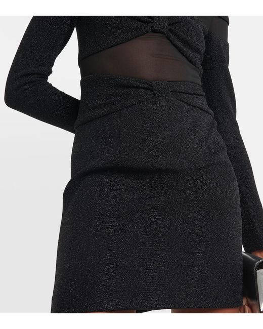 Vestido corto Simone adornado Rebecca Vallance de color Black
