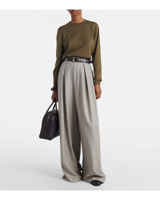 Jersey De Algodon Loro Piana de color Green