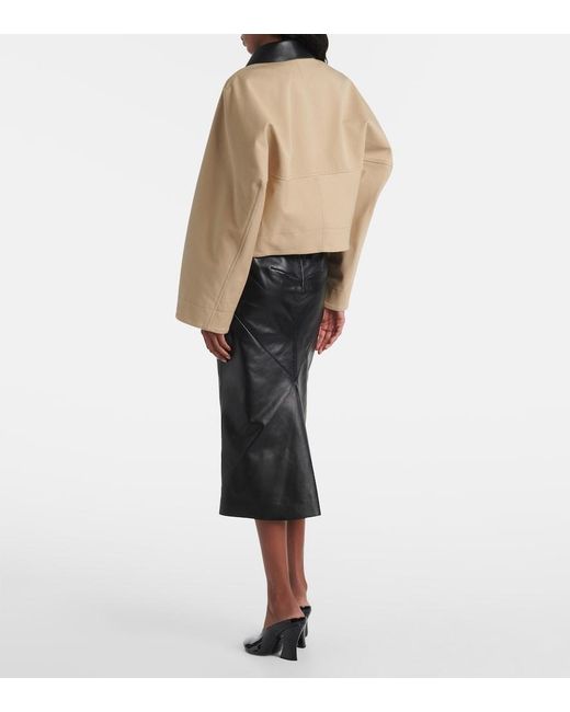 Caban Cropped di Givenchy in Natural