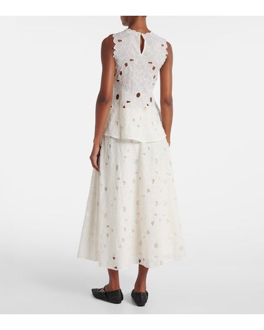 Top Ali di Ulla Johnson in White