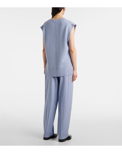 Joseph Blue Cashmere Vest