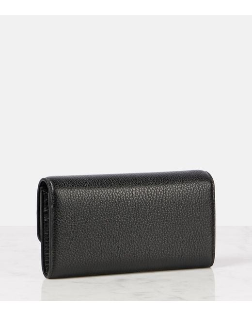 Gucci Black Softbit Continental Brieftasche