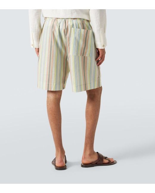 Bermuda di Commas in White da Uomo