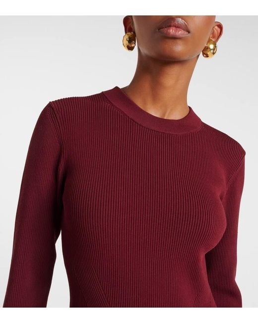 Abito Midi Kenlie di Jonathan Simkhai in Purple