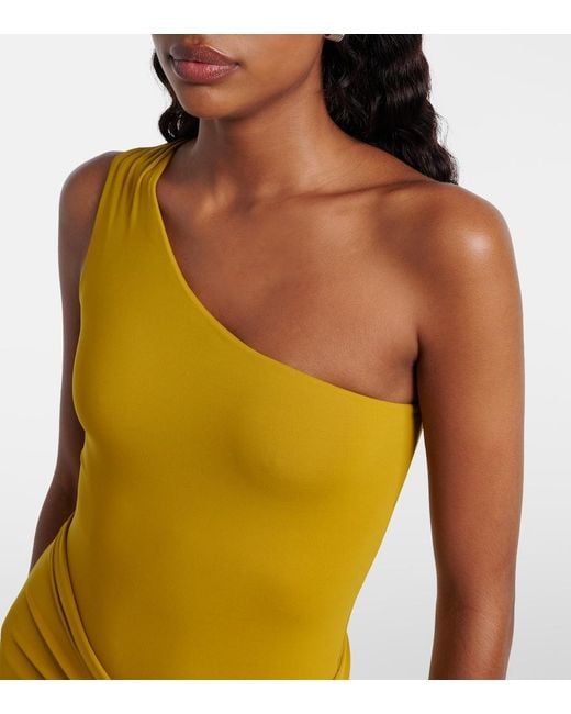 Taller Marmo Yellow Yacare Swimsuit And Beach Cover-Up Set