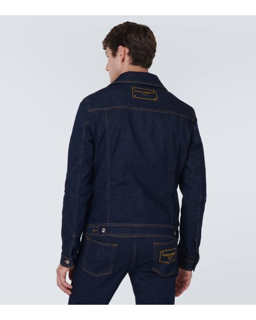 Dolce & Gabbana Blue Denim Jacket for men