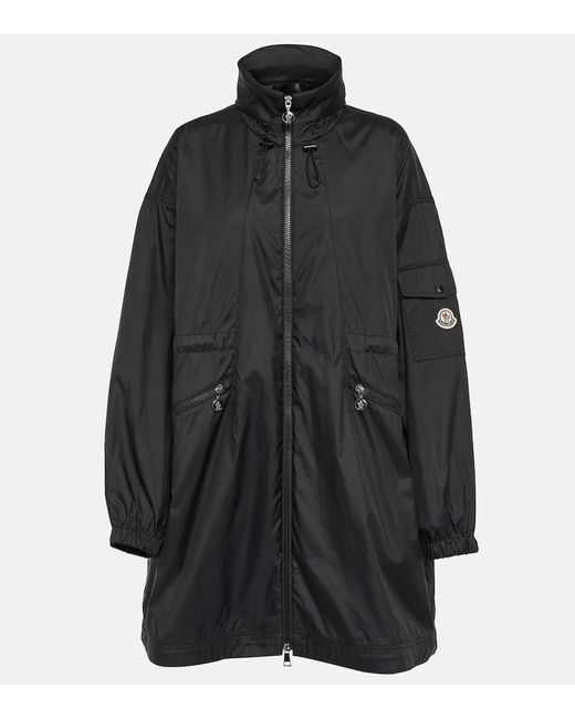 Moncler Black Regenmantel Adhemar