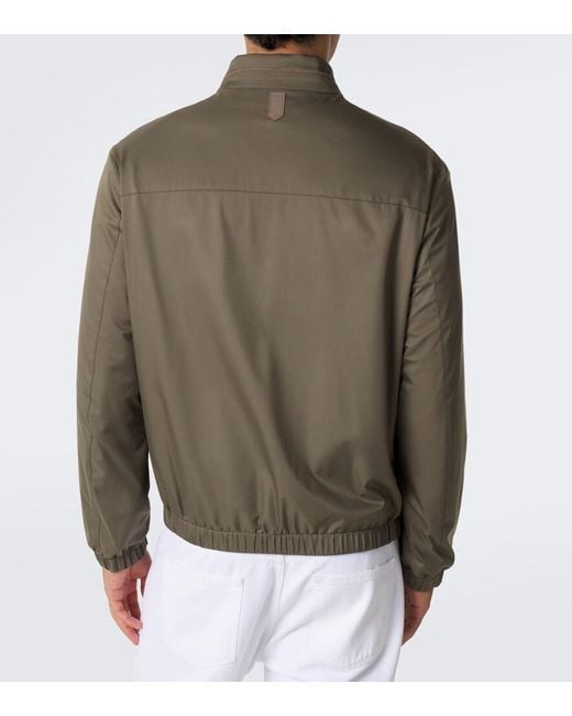 Canali Green Reversible Jacket for men