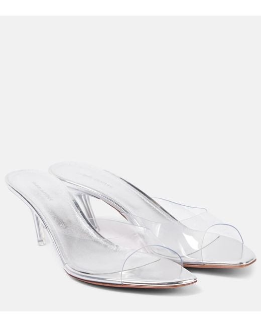 AMINA MUADDI White Alexa Glass 60 Pvc Mules