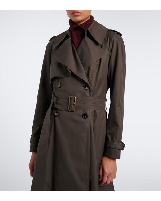Burberry Brown Pembury Cotton Gabardine Trench Coat