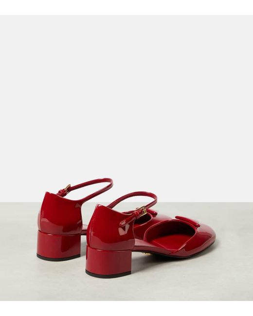 Prada Red Pumps aus Lackleder