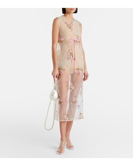 Abito Midi di Simone Rocha in White