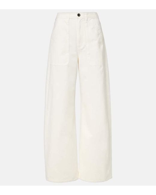 Pantalon Cargo Ayla En Coton Citizens of Humanity en coloris White