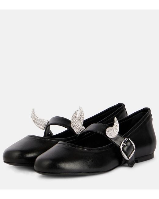 Coperni Black X Disney Mary Jane Flats