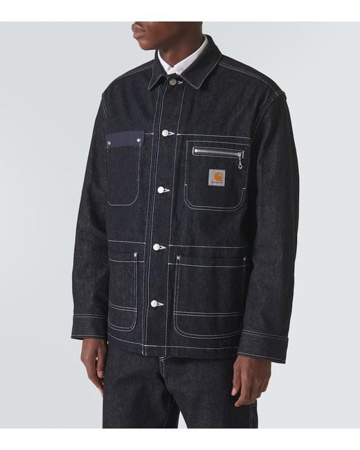 Junya Watanabe Blue X Carhartt Denim Jacket for men