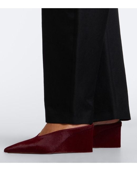 Mules Cube di Alaïa in Red