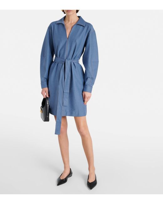 Max Mara Blue Xeno Denim Minidress