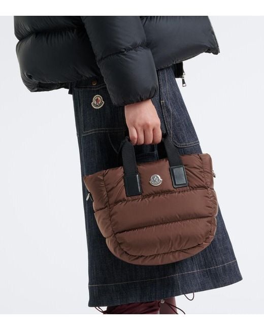 Moncler Brown Caradoc Mini Top-Handle Bag