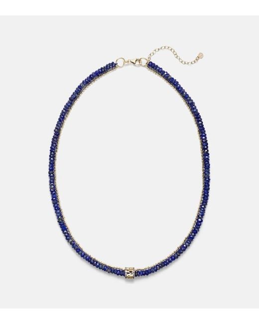 Sydney Evan Blue 14Kt Necklace With Lapis Lazuli And Diamonds