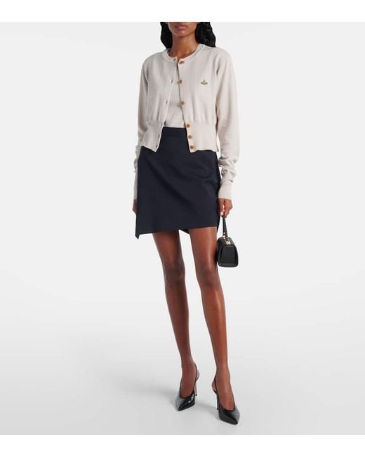 Cardigan Bea Orb De Algodon Y Cachemir Vivienne Westwood de color Natural