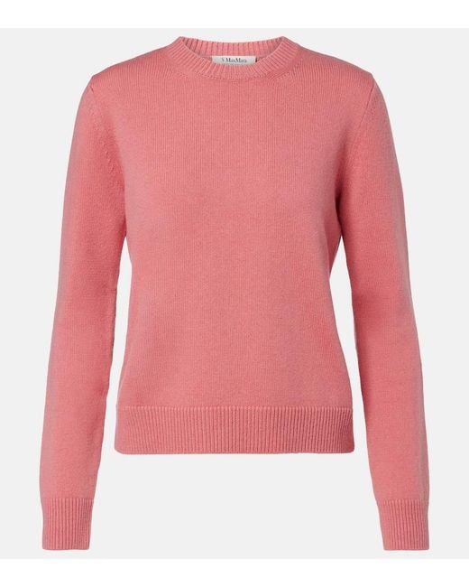 Max Mara Pink Max Mara Fresia Wool And Cashmere Sweater