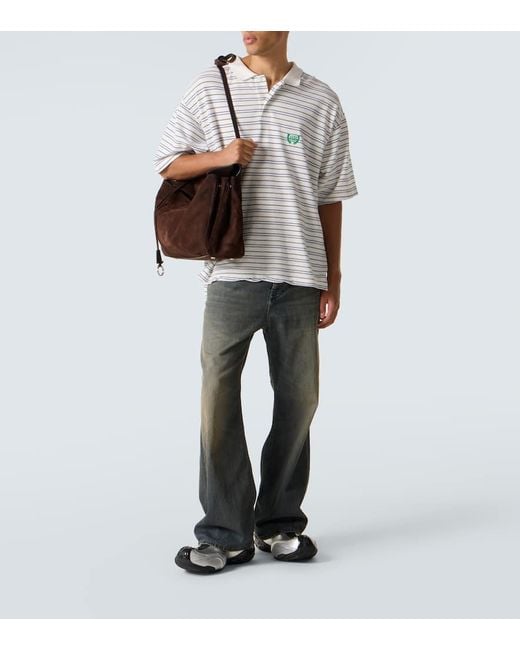 Balenciaga Brown Rodeo Suede Tote Bag for men