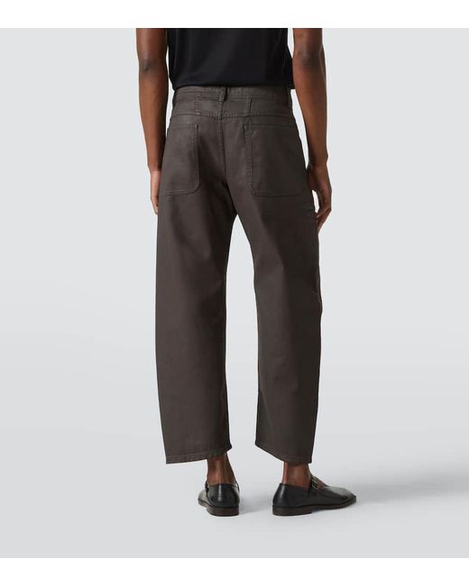 Lemaire Black Coated Denim Jacket for men