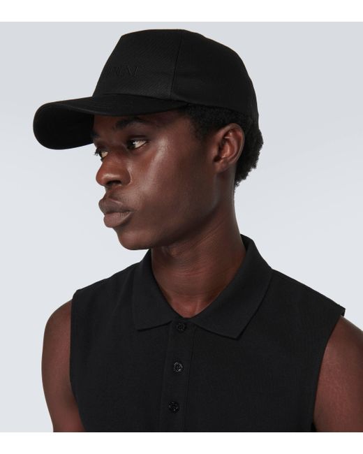 Casquette en coton a logo Saint Laurent pour homme en coloris Black