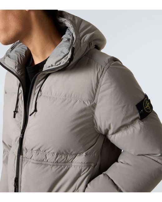 Stone Island Daunenjacke Aus Ripstop in Gray für Herren