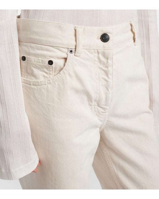 The Row Natural Fargo Straight Jeans